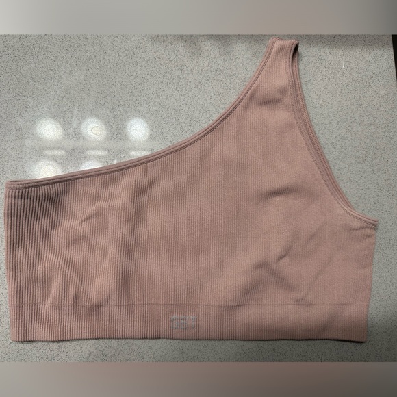 BNWOT SetActive Sculptflex Ribbed One Shoulder Bra - Picture 3 of 6